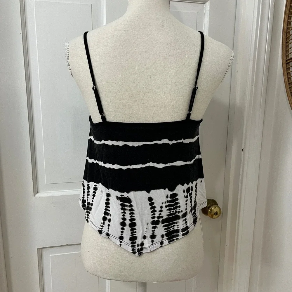 True Y2K AEO Soft & Sexy Tank Tie Dye Cami Top S Boho Sharkbite Festival Grunge